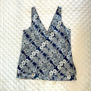 J Crew - 100% Silk Abigail Borg Tank Top - Size 8